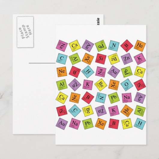 Elementaire periode briefkaart (Voorkant / Achterkant)