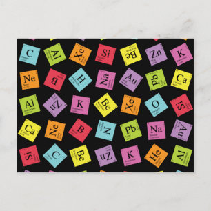 Elementaire Periodiek (Donker) Briefkaart