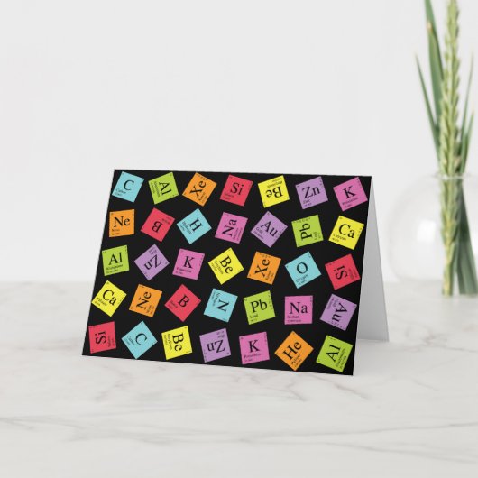 Elementaire Periodiek (Donker) Kaart (Voorkant)