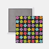 Elementaire Periodiek (Donker) Magneet (Voorkant / Achterkant)