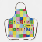 Elementaire school klaslokalen kinderen Leerlingen Schort (Voorkant)