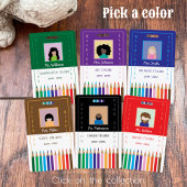 Elementaire school Kleurenpotloden Foto-ID Badge