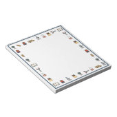 Elementaire school leraar bus Wereldbol Boek Big N Notitieblok (Schuin)