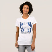 Elementaire school voor bladereproductie t-shirt (Voorkant volledig)