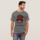Elementaire schoolconsulent kerstbericht t-shirt (Voorkant volledig)