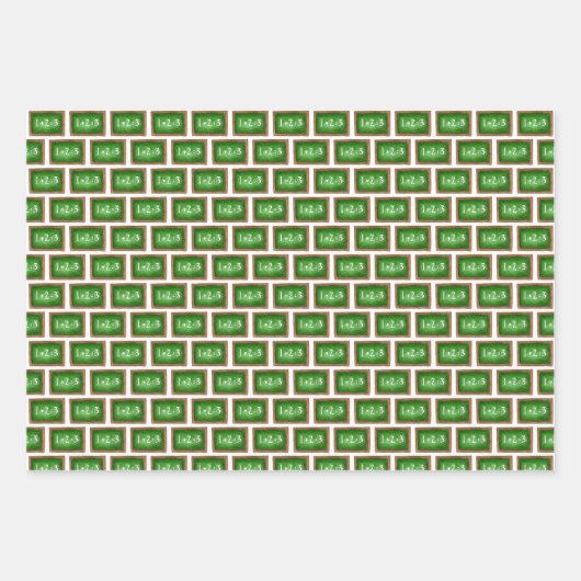 Elementaire schoolkrijgsraad inpakpapier vel (Voorkant 3)