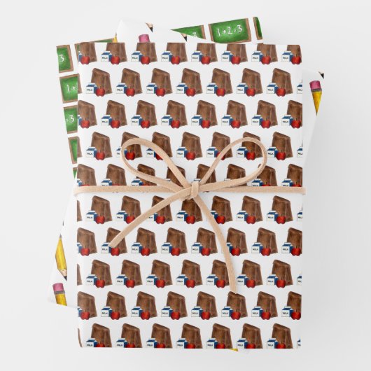 Elementaire schoolkrijgsraad inpakpapier vel (In situ)