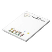 Elementaire schoolpsycholoog Note pad Notitieblok (Linkerzijde)