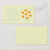 Elementaire schooltaal met Inspirerend toto Visitekaartje (Voorkant / Achterkant)