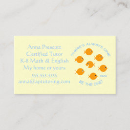 Elementaire schooltaal met Inspirerend toto Visitekaartje