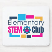 Elementaire STEM Club Logo Muismat (Voorkant)