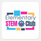 Elementaire STEM Club Logo Sticker (Voorkant)