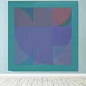 Elementaire stemming 18 canvas afdruk (Insitu (Houten vloer))