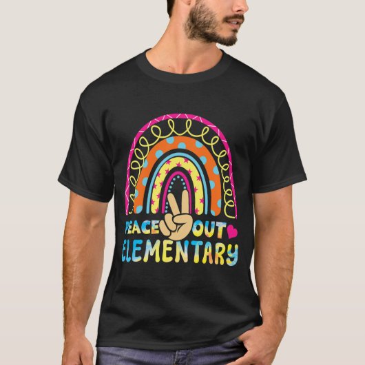 Elementaire student bye scholen uit afgelopen CL z T-shirt (Voorkant)