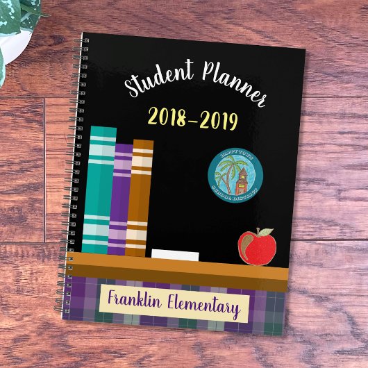 Elementaire student planner met wijk logo