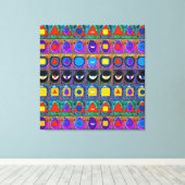 Elementaire symbolen Patroon Meditatie Aid Tattva Canvas Afdruk (Insitu (Houten vloer))