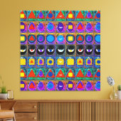 Elementaire symbolen Patroon Meditatie Aid Tattva Canvas Afdruk (Insitu (Woonkamer))