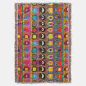 Elementaire symbolen Patroon Meditatie Aid Tattva Deken (Voorkant Verticaal)