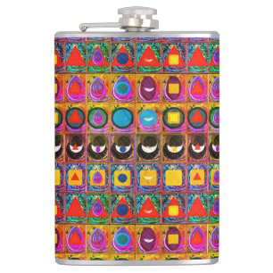 Elementaire symbolen Patroon Meditatie Aid Tattva Heupfles