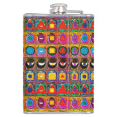 Elementaire symbolen Patroon Meditatie Aid Tattva Heupfles (Achterkant)