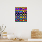 Elementaire symbolen Patroon Meditatie Aid Tattva Poster (Keuken)