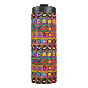 Elementaire symbolen Patroon Meditatie Aid Tattva Thermosbeker