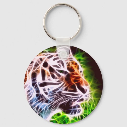 Elementaire tijger sleutelhanger (Voorkant)