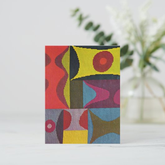 Elementaire vormen van Sophie Taeuber-Arp Briefkaart (Staand voorkant)