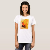 Elementaire vuurkat Phoenix Cat Art Fantasy T-Shir T-shirt (Voorkant volledig)