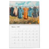 Elementaire waslijnen kalender (Feb 2027)