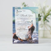 Elementaire waterkracht Hartelijk dank Bedankkaart (Staand voorkant)