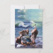 Elementaire waterkracht Hartelijk dank Bedankkaart (Achterkant)