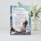 Elementaire waterkracht Hartelijk dank RSVP-kaart RSVP Kaartje (Staand voorkant)