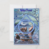 Elementaire waterkracht Hartelijk dank RSVP Kaartje (Achterkant)