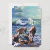 Elementaire waterkrachtuitnodiging kaart (Achterkant)