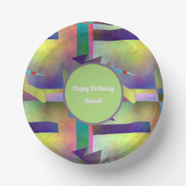Elemental Abstract Pattern Any Age Adult Birthday  Papieren Kommen