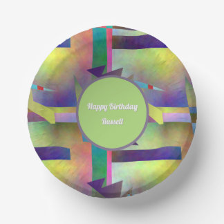 Elemental Abstract Pattern Any Age Adult Birthday  Papieren Kommen