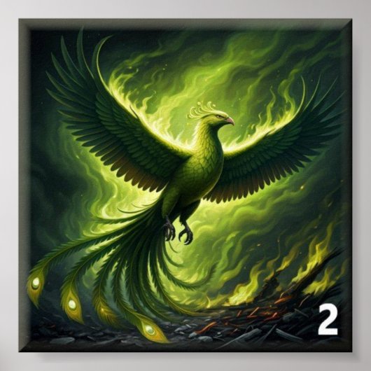 Elemental Acid Phoenix #2 Poster (Voorkant)