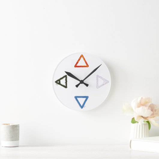 Elemental Alchemy Symbols Ronde Klok (Huis)