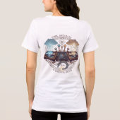🎧 Elemental DJ – Meester van Geluid & Stormen T-S Tri-Blend Shirt (Achterkant)