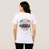 🎧 Elemental DJ – Meester van Geluid & Stormen T-S Tri-Blend Shirt (Achterkant volledig)