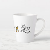 Elemental Dogs Latte Mok (Rechts)