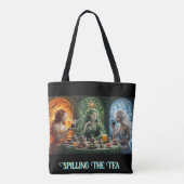 Elemental Goddesses Canvas tas - Het morsen van de (Achterkant)