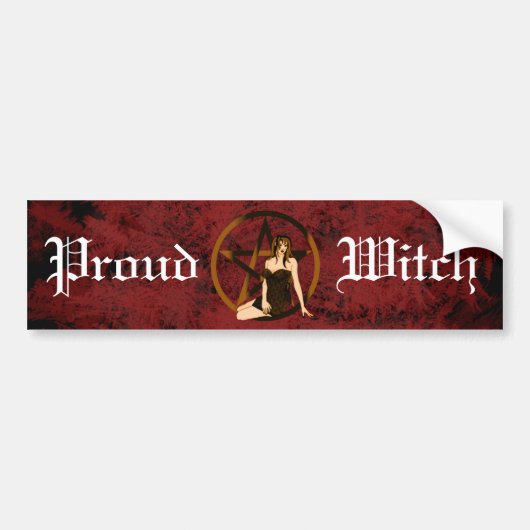 Elemental heks Pagan Bumpersticker (Voorkant)
