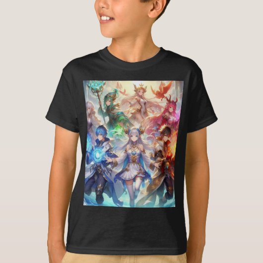 Elemental Heroes: Rise of the Maiden T-shirt (Voorkant)