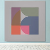 Elemental Mood 2 Uitgerekte Canvas Print (Insitu (Houten vloer))