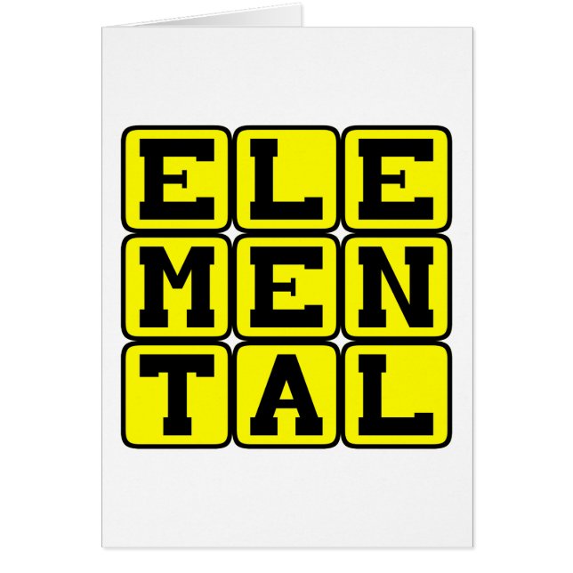 Elemental, Mythic Being (Voorkant)