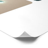 Elemental Natuur Feather Wave Mountain Pine Poster (Hoek)