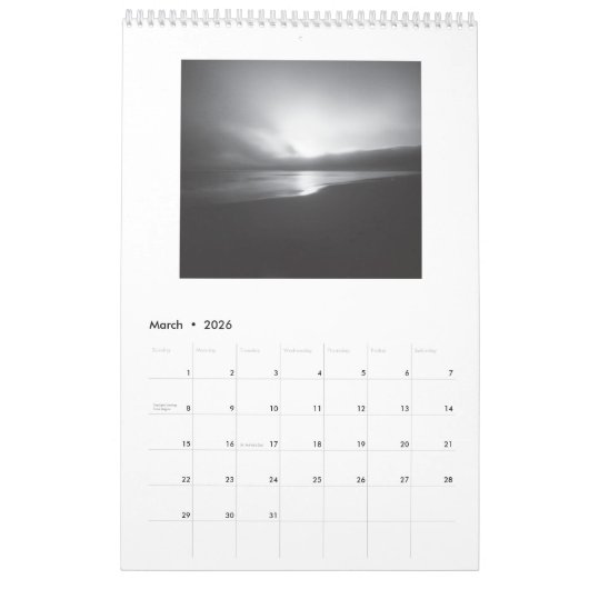 Elemental Pacific Calendar, deel 2 Kalender (Mar 2026)