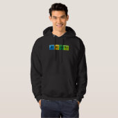 Elemental Sarcasm Periodic Table Word Hoodie (Voorkant volledig)